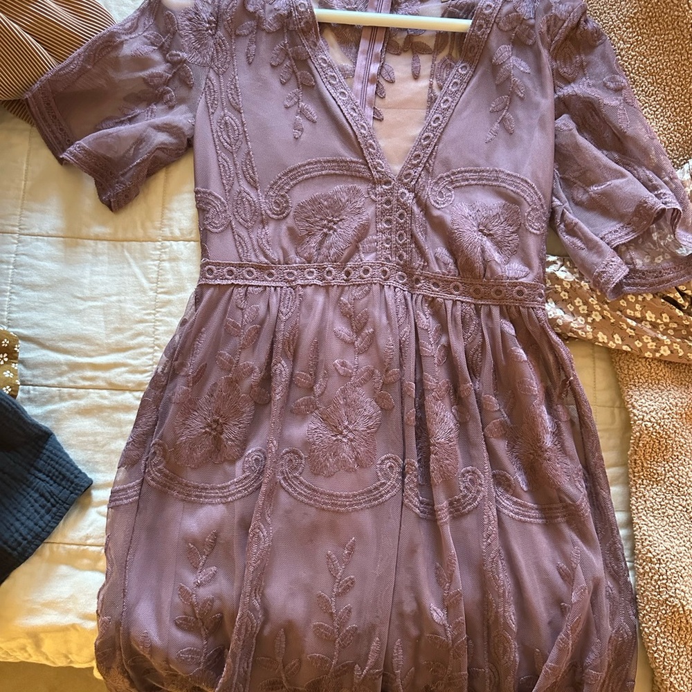 Lace Embroidered Dress